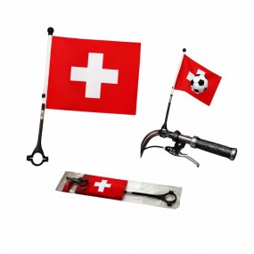 drapeau vélo personnalisé avec logo