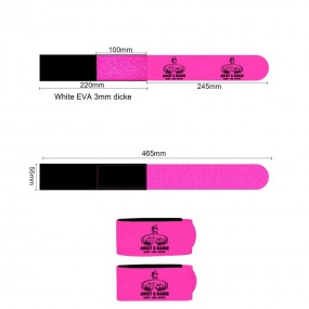 Sangle velcro ski personnalisée – logo d'entreprise