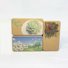 Bloc de fascia en liège personnalisé avec logo – Objet ...