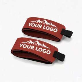 Sangle de ski personnalisée avec logo – Fixation velcro...