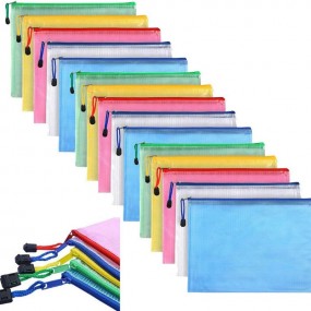 Pochette A4 zippée personnalisée – Pochette en plastiqu...