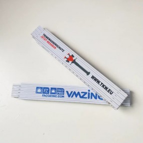 Mètre pliant personnalisé avec logo d’entreprise – Impr...