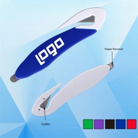 Coupe-papier personnalisé avec enlève-agrafes – Objet p...