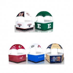 Pavillon de vente mobile personnalisé – Tente hexagonal...