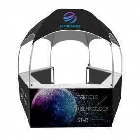 Pavillon de vente mobile personnalisé – Tente hexagonal...