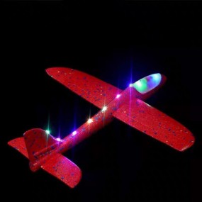 Avion en mousse avec LED personnalisable | Avion public...