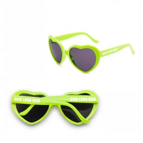 Lunettes de soleil en forme de cœur personnalisées – im...
