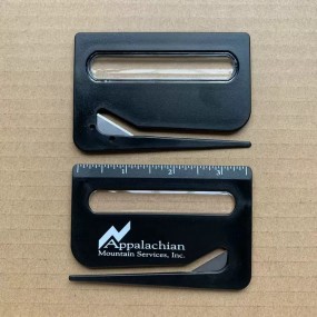 Ouvre-lettres plastique personnalisé avec loupe et règl...