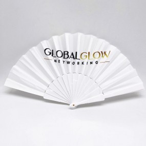 Éventails publicitaires en plastique à personnaliser av...