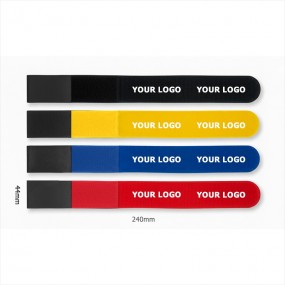 Sangles de ski velcro avec logo | Cadeaux publicitaires...